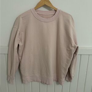 Lululemon Light Pink Crewneck Sweatshirt